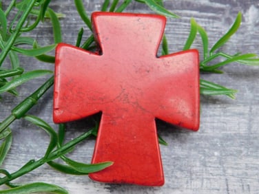 TURQUENITE CROSS ROCK STONE LAPIDARY SPECIMEN