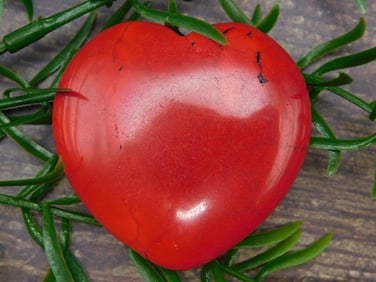 TURQUENITE HEART ROCK STONE LAPIDARY SPECIMEN