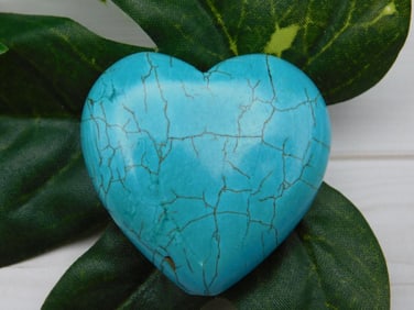 TURQUENITE HEART ROCK STONE LAPIDARY SPECIMEN