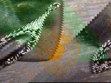 TIGERS EYE PENDANT ROCK STONE LAPIDARY SPECIMEN