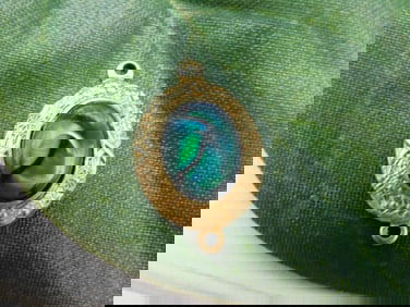 ABALONE PENDANT ROCK STONE LAPIDARY SPECIMEN