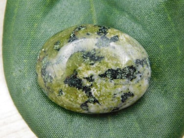 MOSS AGATE CABOCHON ROCK STONE LAPIDARY SPECIMEN