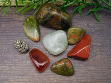 MIXED AGATE LOT ROCK STONE LAPIDARY SPECIMEN