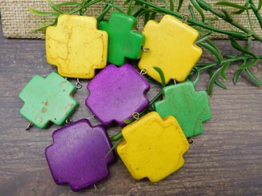 STONE CROSS PENDANTS ROCK STONE LAPIDARY SPECIMEN