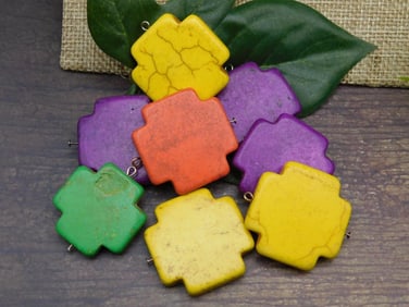 STONE CROSS PENDANTS ROCK STONE LAPIDARY SPECIMEN