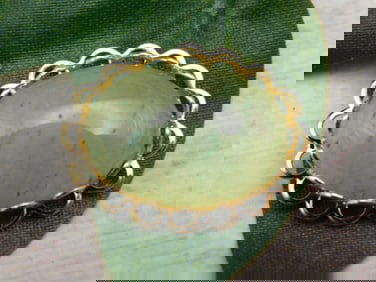 PREHNITE PENDANT ROCK STONE LAPIDARY SPECIMEN