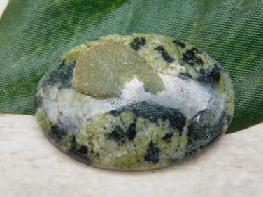 MOSS AGATE CABOCHON ROCK STONE LAPIDARY SPECIMEN