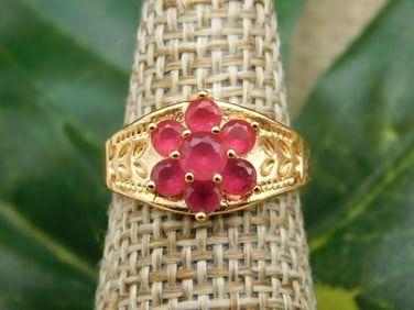 GENUINE STONE RING SIZE 4