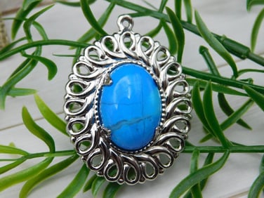 CHRYSOCOLLA PENDANT ROCK STONE LAPIDARY SPECIMEN