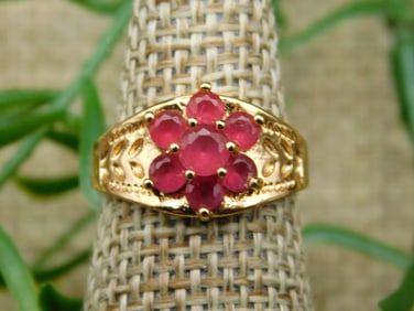 GENUINE STONE RING SIZE 4