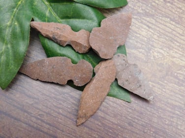 HAND KNAPPED ARTIFACT TOOLS ROCK STONE LAPIDARY SPECIMEN