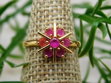 GENUINE STONE RING SIZE 4