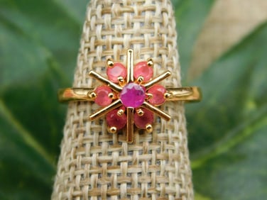 GENUINE STONE RING SIZE 4