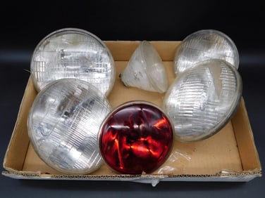MIXED LIGHTS VINTAGE AUTOMOBILIA ANTIQUE