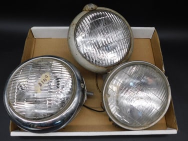 MIXED LIGHTS VINTAGE AUTOMOBILIA ANTIQUE