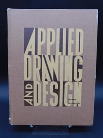 1959 APPLIED DRAWING AND DESIGN BOOK BY EVERETT SCROGIN AND WILLIAM BETTENCOURT VINTAGE ANTIQUE
