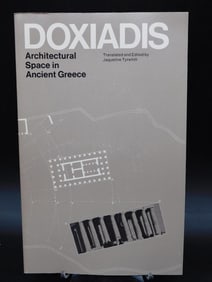 1972 DOXIADIS ARCHITECTURAL SPACE IN ANCIENT GREECE BOOK BY JAQUELINE TYRWHITT