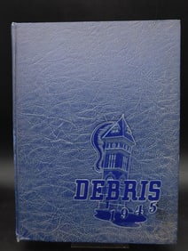 1945 DEBRIS PURDUE UNIVERSITY YEARBOOK VINTAGE ANTIQUE