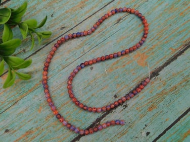 AFRICAN TRADE BEADS ROCK STONE LAPIDARY SPECIMEN