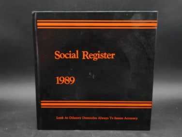 1989 SOCIAL REGISTER
