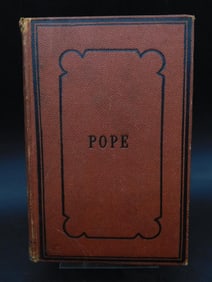THE POETICAL WORKS OF ALEXANDER POPE BOOK VINTAGE ANTIQUE