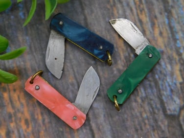 MINIATURE POCKET KNIVES LOT OF 3 VINTAGE ANTIQUE
