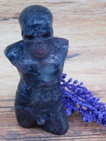 STONE MALE FORM SKELETON ROCK STONE LAPIDARY SPECIMEN