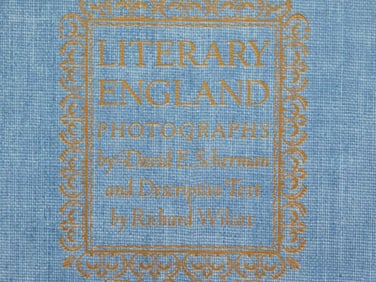 1944 LITERARY ENGLAND PHOTOGRAPHS BOOK BY DAVID E SCHERMAN AND DESCRIPTIVE TEXT BY RICHARD WILCOX