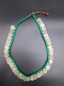 NEPAL CEREMONIAL COIN NECKLACE VINTAGE ANTIQUE