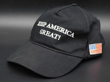 BLACK KEEP AMERICA GREAT DONALD TRUMP HAT
