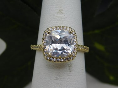 GENUINE STONE RING SIZE 6