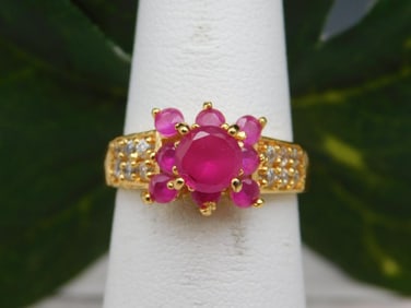 GENUINE STONE RING SIZE 6