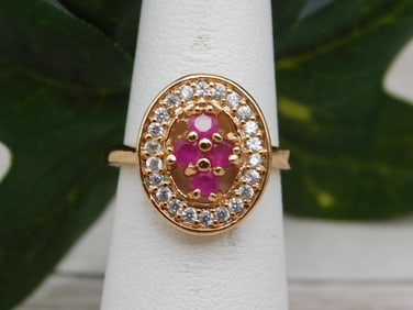 GENUINE STONE RING SIZE 7