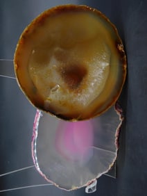 AGATE SLICES ROCK STONE LAPIDARY SPECIMEN