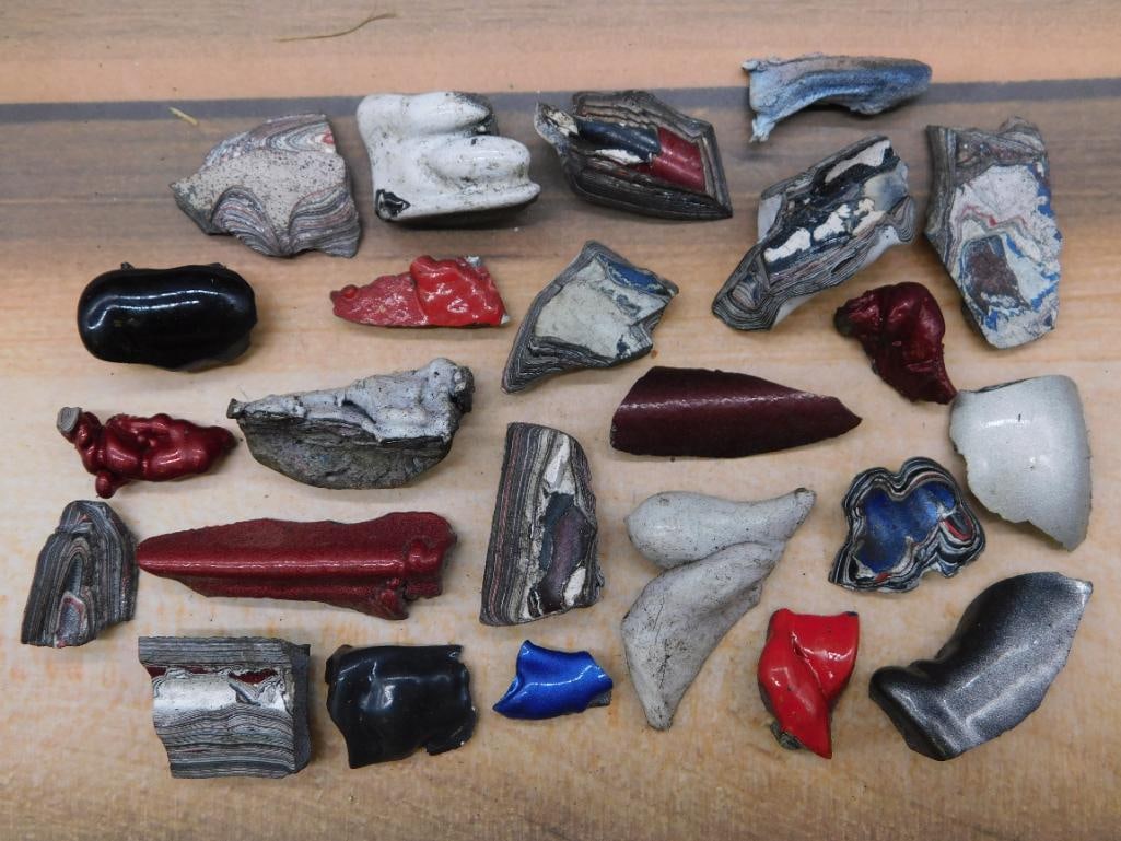 FORDITE MOTOR CITY AGATE ROCK STONE LAPIDARY SPECIMEN: FORDITE MOTOR CITY AGATE ROCK STONE LAPIDARY SPECIMEN