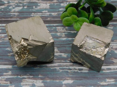 NATURAL FORMATION SPANISH PYRITE CUBE ROCK STONE LAPIDARY SPECIMEN