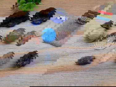 MIXED LOT ROCK STONE LAPIDARY SPECIMEN