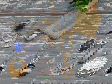 MIXED JEWELRY LOT ROCK STONE LAPIDARY SPECIMEN