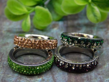 STONE RINGS ROCK STONE LAPIDARY SPECIMEN