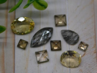 MIXED GEMSTONE LOT ROCK STONE LAPIDARY SPECIMEN