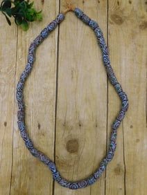 AFRICAN TRADE BEADS ROCK STONE LAPIDARY SPECIMEN