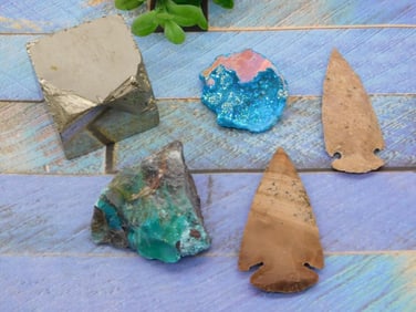 MIXED LOT ROCK STONE LAPIDARY SPECIMEN