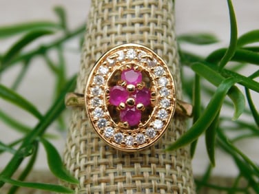 GENUINE STONE RING SIZE 7