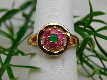 GENUINE STONE RING SIZE 7