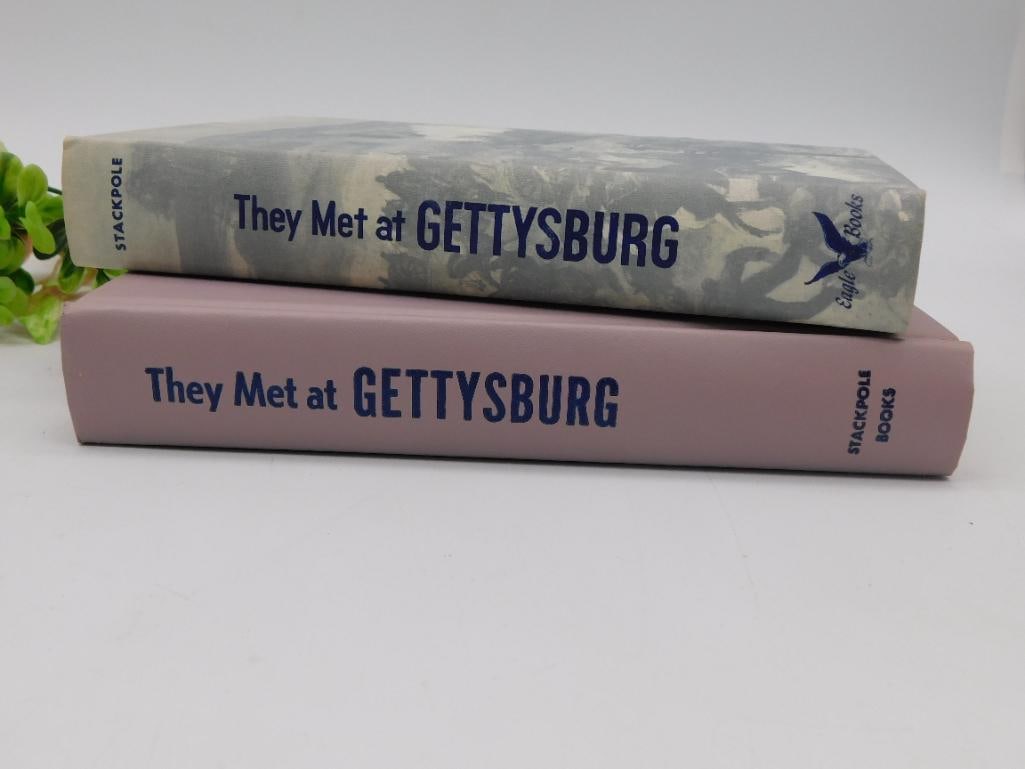 1956 THEY MET AT GETTYSBURG BOOKS BY EDWARD J STACKPOLE VINTAGE ANTIQUE: 1956 THEY MET AT GETTYSBURG BOOKS BY EDWARD J STACKPOLE VINTAGE ANTIQUE