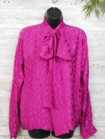 LE JARDIN DE LA SOIE PINK BLOUSE VINTAGE CLOTHING