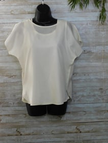 WHITE LAYERED TOP VINTAGE CLOTHING