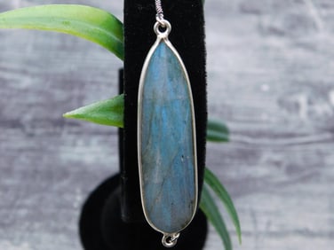 LABRADORITE ADJUSTABLE BRACELET ROCK STONE LAPIDARY SPECIMEN