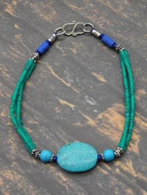 MIXED STONE BRACELET ROCK STONE LAPIDARY SPECIMEN