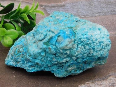 CHRYSOCOLLA WITH MALACHITE FORMATIONS ROCK STONE LAPIDARY SPECIMEN